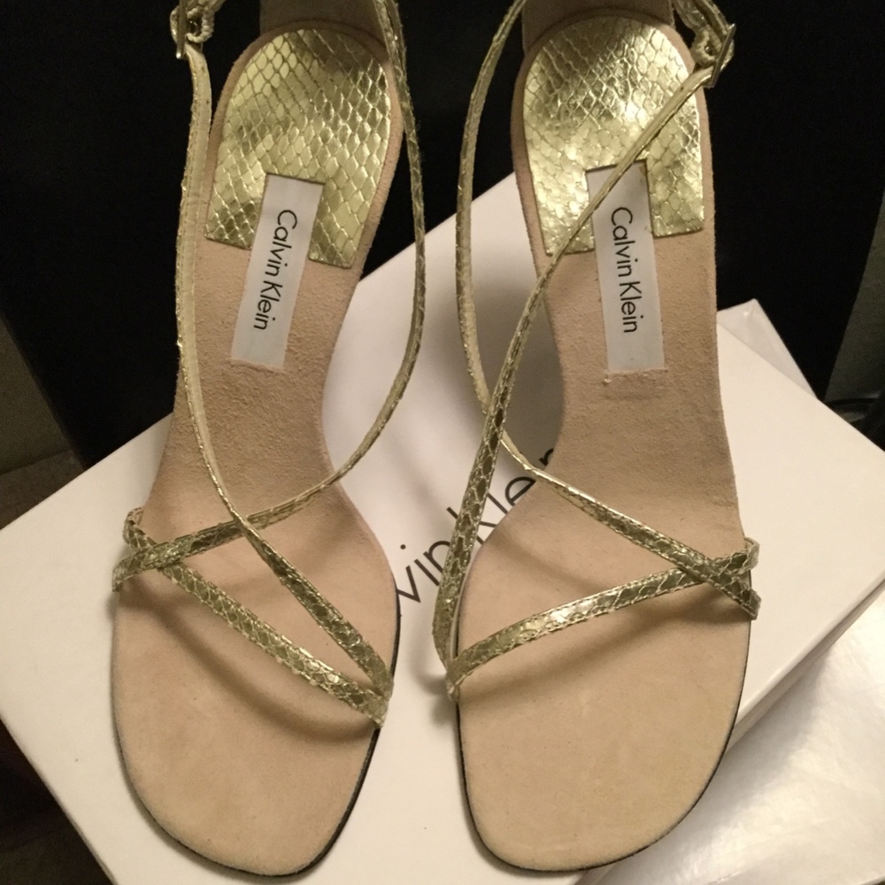 Calvin Klein Rachel Python Sandal - Picture 2 of 5
